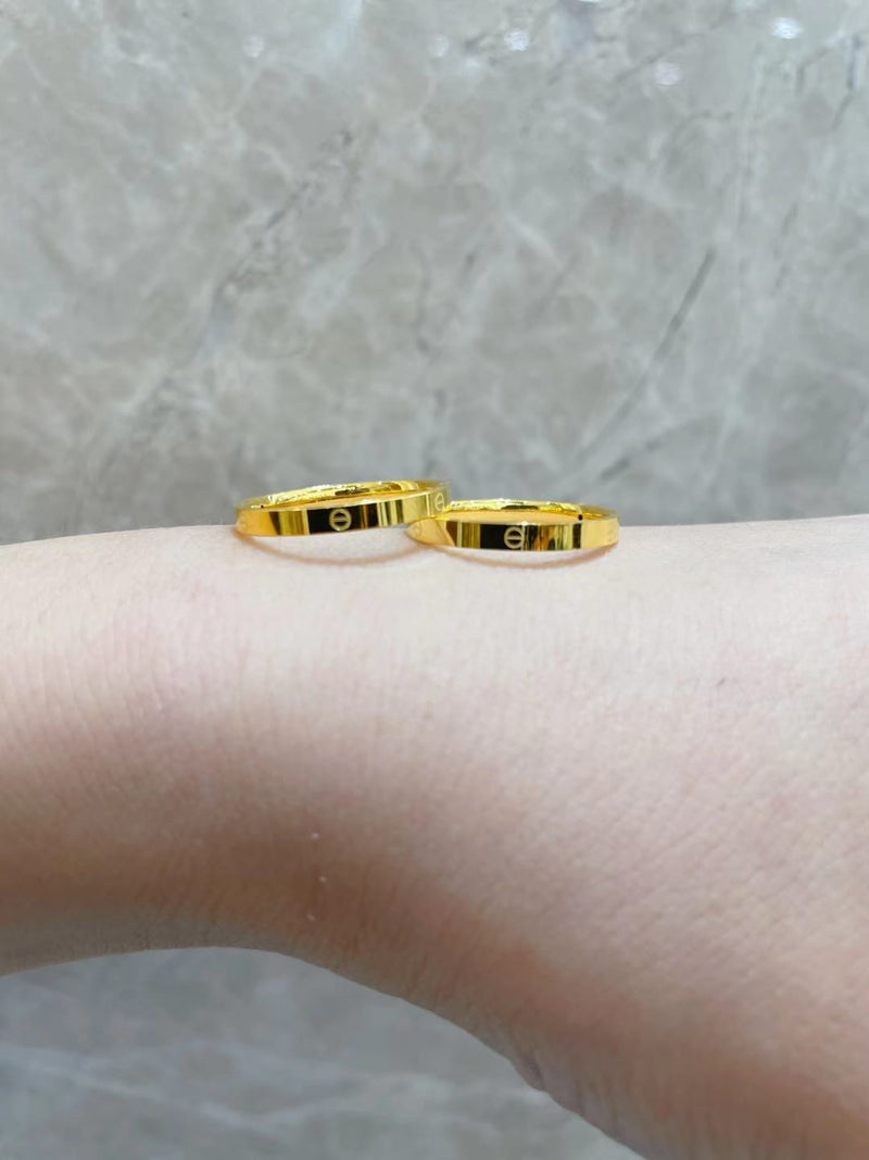 14K Yellow Gold Round Diamond Halo Engagement Ring
